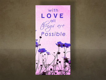 Zidna slika s tekstom TEX004P1