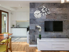 Zidni satovi BUTTERFLIE 3D WHITE NH049