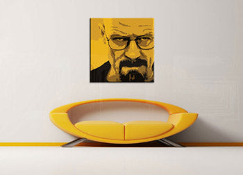 Ručno oslikana POP Art slika Breaking Bad, 4 dijela, brb | različite veličine