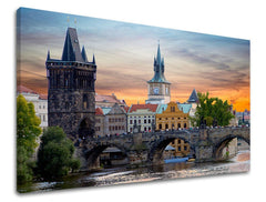 Zidna slika GRAD PRAG