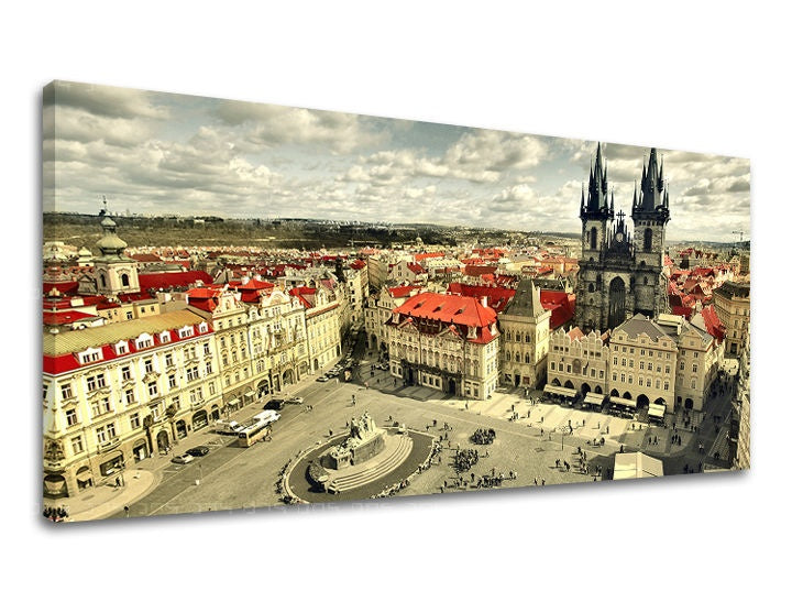 Zidna slika Panorama GRADA PRAG