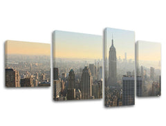 Zidna slika u 4 dijela GRAD / NEW YORK