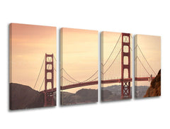 Zidna slika u 4 dijela GRAD / SAN FRANCISCO
