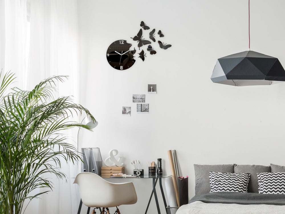 Zidni sat BUTTERFLY NH003